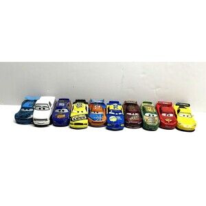 Disney Pixar Cars Lot of 10 Vehicles die cast Jeff Gorvette Floyd Nick Shify
